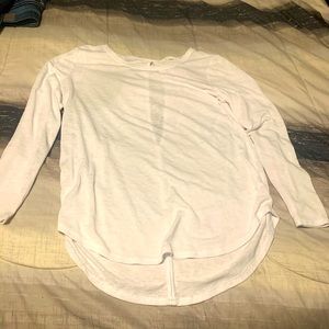 Athleta long sleeve white shirt size XL